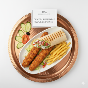 Chicken Adana Sandwich – Spiced ground chicken kebab with vegetables and cacik sauce at Ada Mediterranean Cuisine Grill