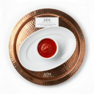 Hot Sauce – Spicy Mediterranean hot sauce served at Ada Mediterranean Cuisine Grill, Middle Island NY